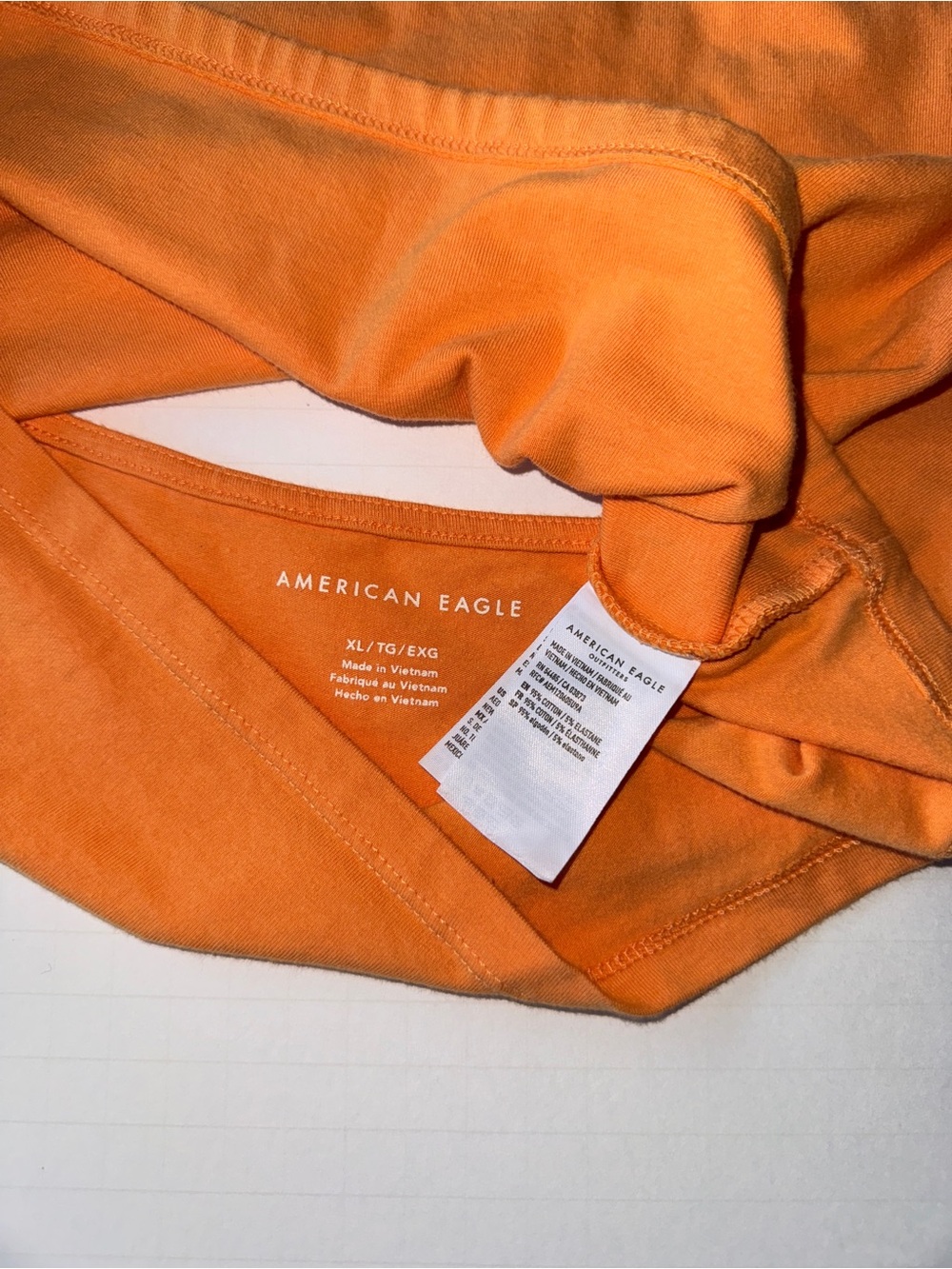 American Eagle Orange Strappy Tank - Picture 3 of 3